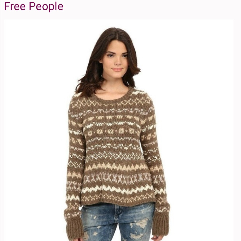 Free People Through The Storm Sweater XS